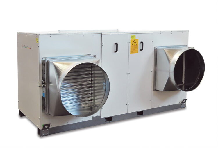 Unità termoventilante con batteria ad acqua per strutture sportive - IH/HS W.C.