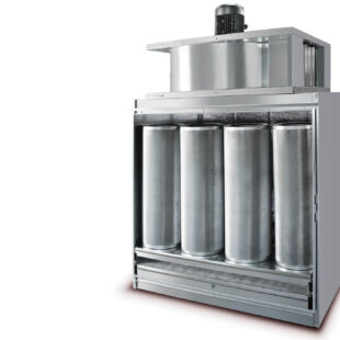 Depuratore d'aria per impianti di verniciatura