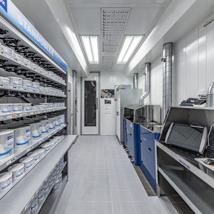 Mixing box per impianti di verniciatura