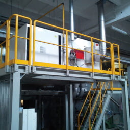 Thermal ventilating units for production processes