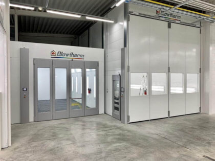 Cabine di vernniciatura per carrozzeria