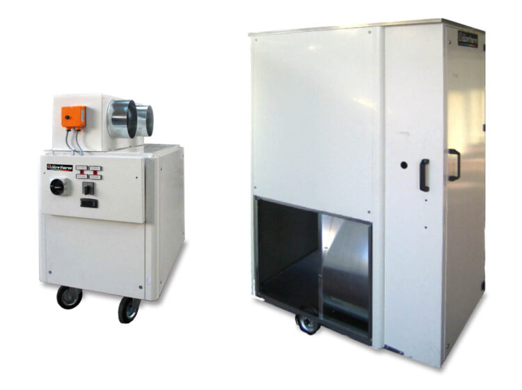 I generatori d’aria calda carrelabili Blowtherm per Disinfestazione e Derattizzazione