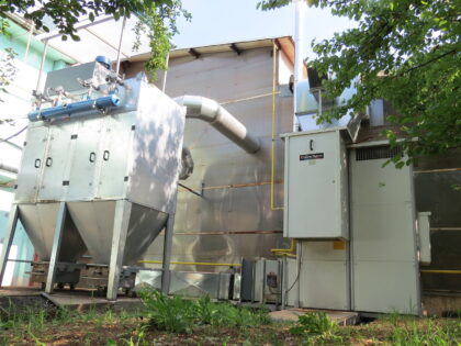 Impianto filtrazione aria riscaldamento