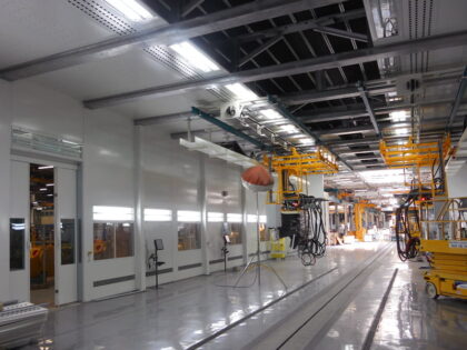 Tunnel for earth moving equipment - Blowtherm integrates processes