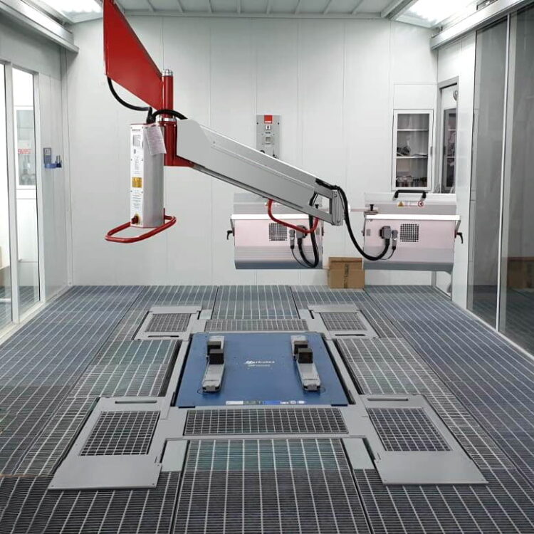 Kit di installazione sollevatore per cabina di verniciatura