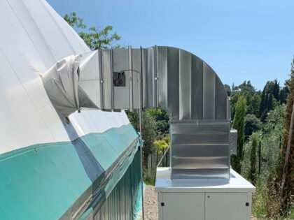 Ventilazione uniforme per impianti sportivi