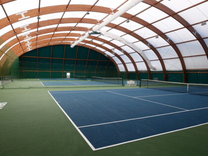 Riscaldamento tensostruttura ad arco