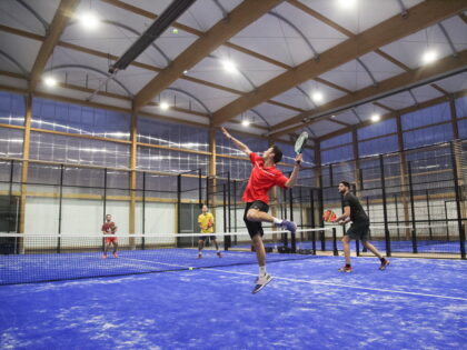 Riscaldamento e ventilazione tensostruttura padel