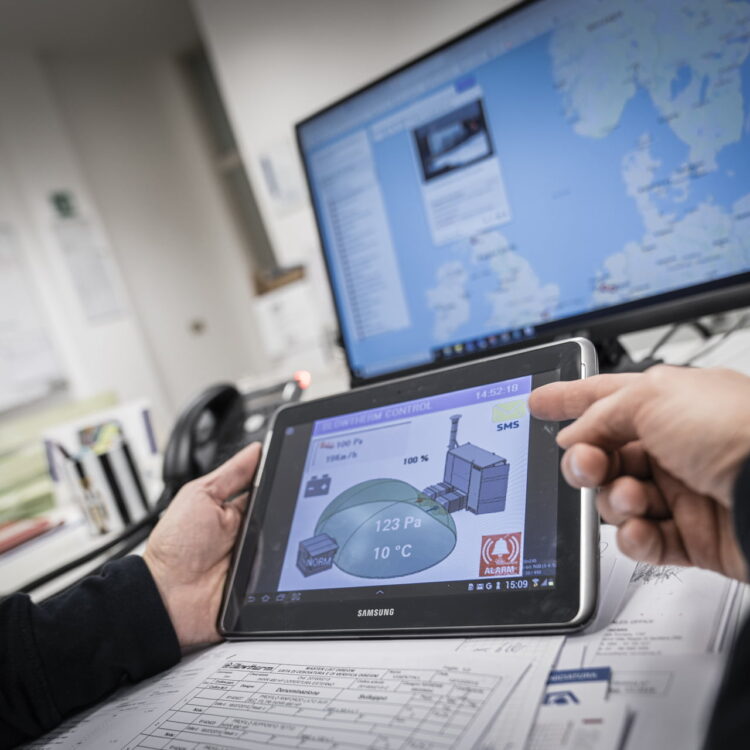 PLC per gestione remota impianto riscaldamento sport