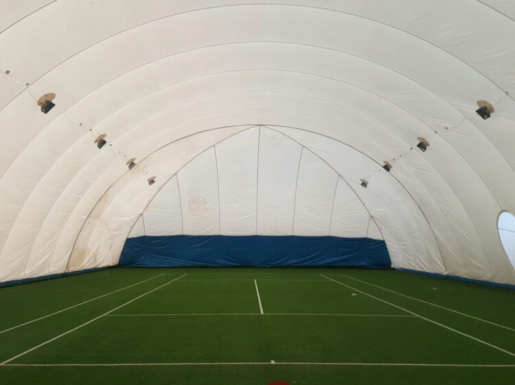 Pressostruttura per campo di calcetto