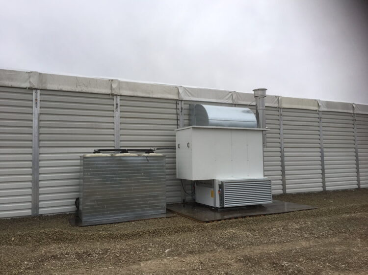 Riscaldamento ventilazione tensostruttura