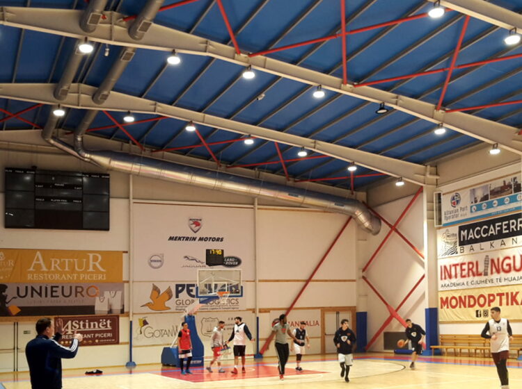 Riscaldamento e ventilazione palazzetto basket