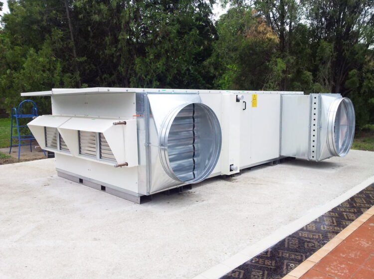Unità ventilazione acqua termale