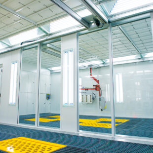 Sistema illuminazione LED impianti di verniciatura