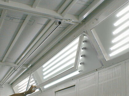 Illuminzione LED per cabine di verniciatura