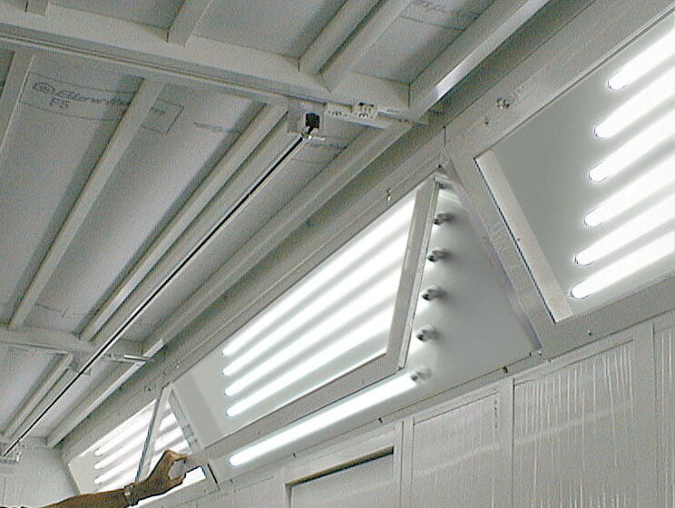 Illuminzione LED per cabine di verniciatura