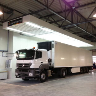 Zone di preparazione per verniciatura camion