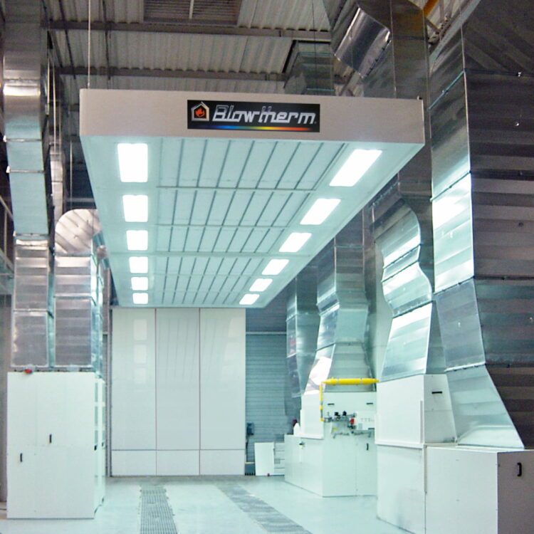 Zone preparazione per verniciatura camion