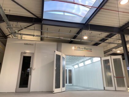 Professional Spray Booth with Mixing Box