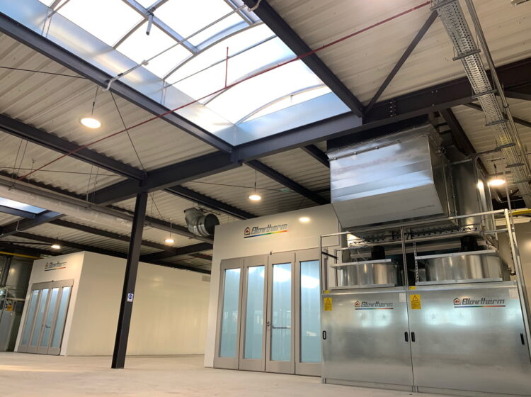 Industrial paint shop for carbon fibre - Blowtherm