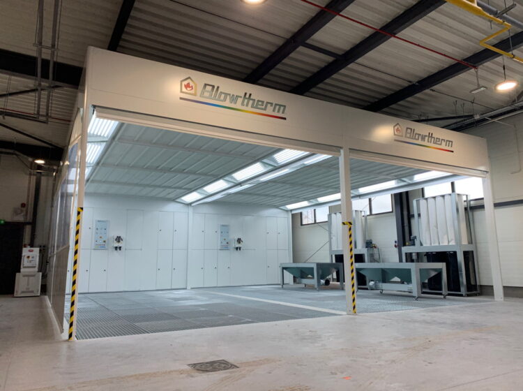 Preparation bays for carbon fibre processing