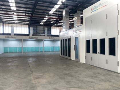 Impianto di vernciatura auto e veicoli commerciali