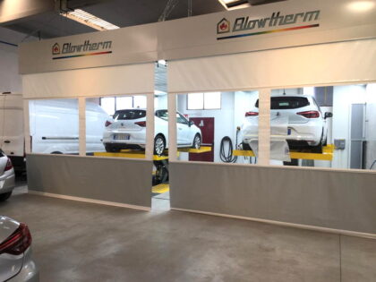 box di preparazione per carrozzeria