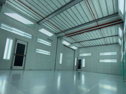 cabina verniciatura industriale