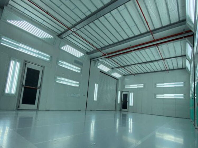 cabina verniciatura industriale