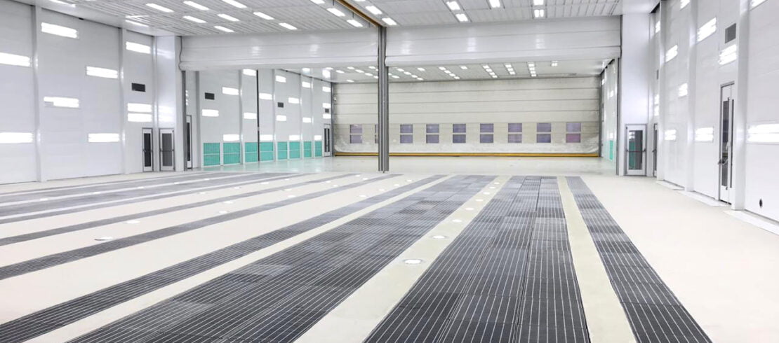 Hangar-cabina verniciatura