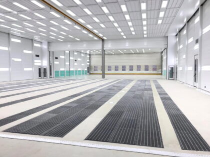 Hangar-cabina verniciatura