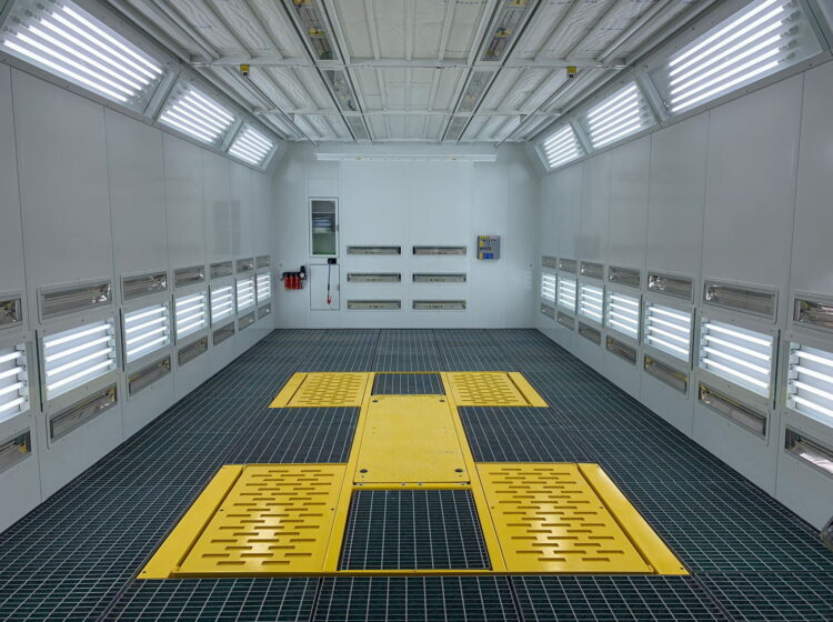 Cabina di verniciatura elettrica