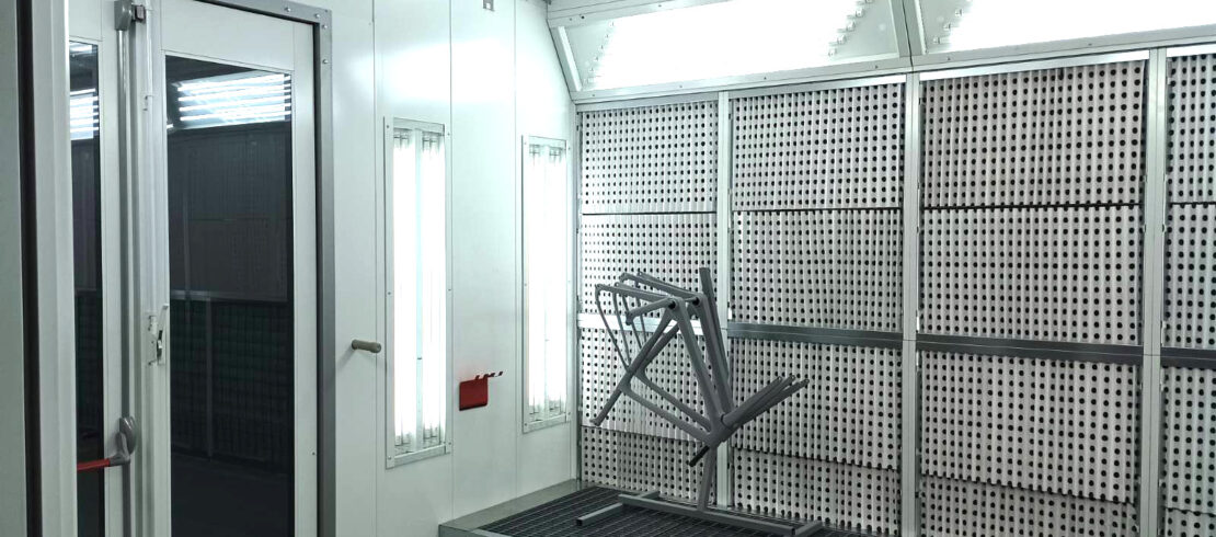 Cabine di verniciatura per plastica e compositi
