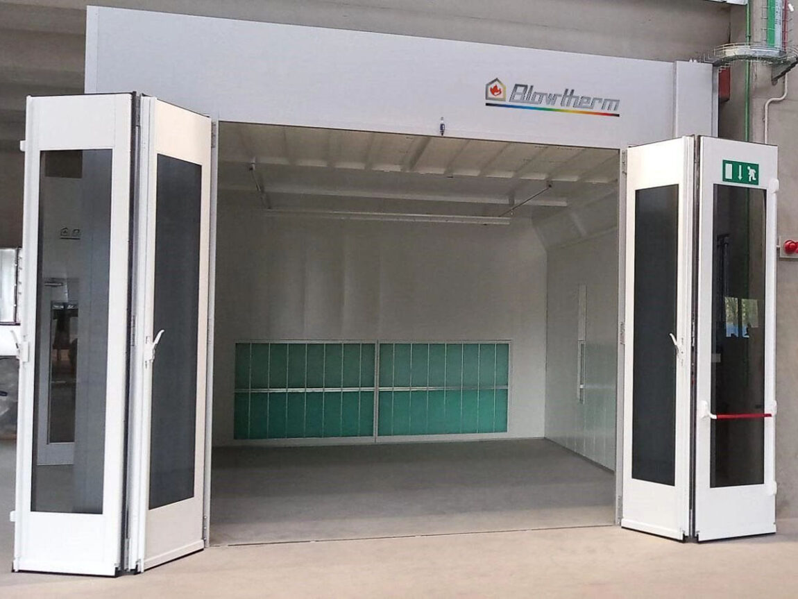 Cabina di verniciatura full electric