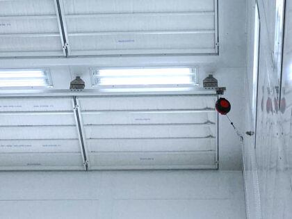 Linee vita per cabine di verniciatura